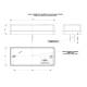 Lampa interior plafon, 108x46 LAM018/K=LWD658 LED, cu intrerupator 12/24V Horpol
