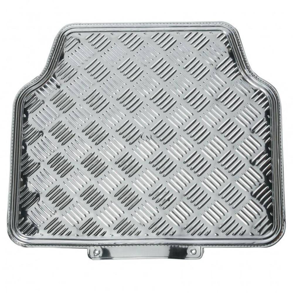 Set 4 covorase universale 65x47, din cauciuc cu aspect aluminiu, argintiu, APA1000 Race Sport