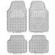 Set 4 covorase universale 65x47, din cauciuc cu aspect aluminiu, argintiu, APA1000 Race Sport