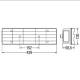 Lampa spate 440x130, 5 functii, cu striuri, cu cablu, (tip Schmitz,Kogel), L2036 TruckLed