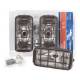 Set 2 proiectoare 180X86, faza lunga cu grila, HP2.11047 Wesem 