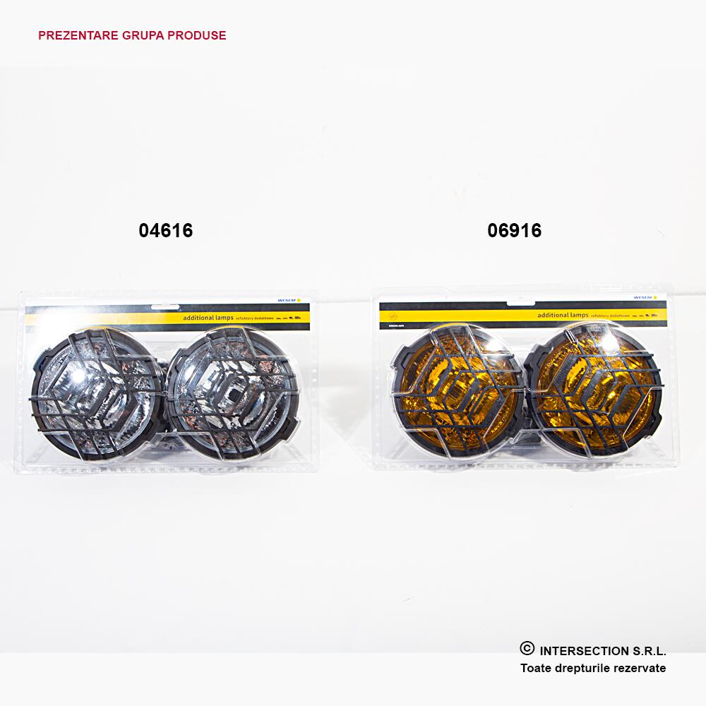 Set Proiectoare, fi160 faza lunga, cu grila, HO1.4616 Wesem 