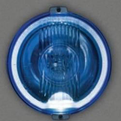 Proiector fi183, pozitie, LED Ring, Angel Eyes, sticla albastra, carcasa cromata 12V HOS2.38813 Wesem