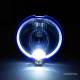 Proiector fi183, pozitie, LED Ring, Angel Eyes, sticla albastra, carcasa cromata 12V HOS2.38813 Wesem
