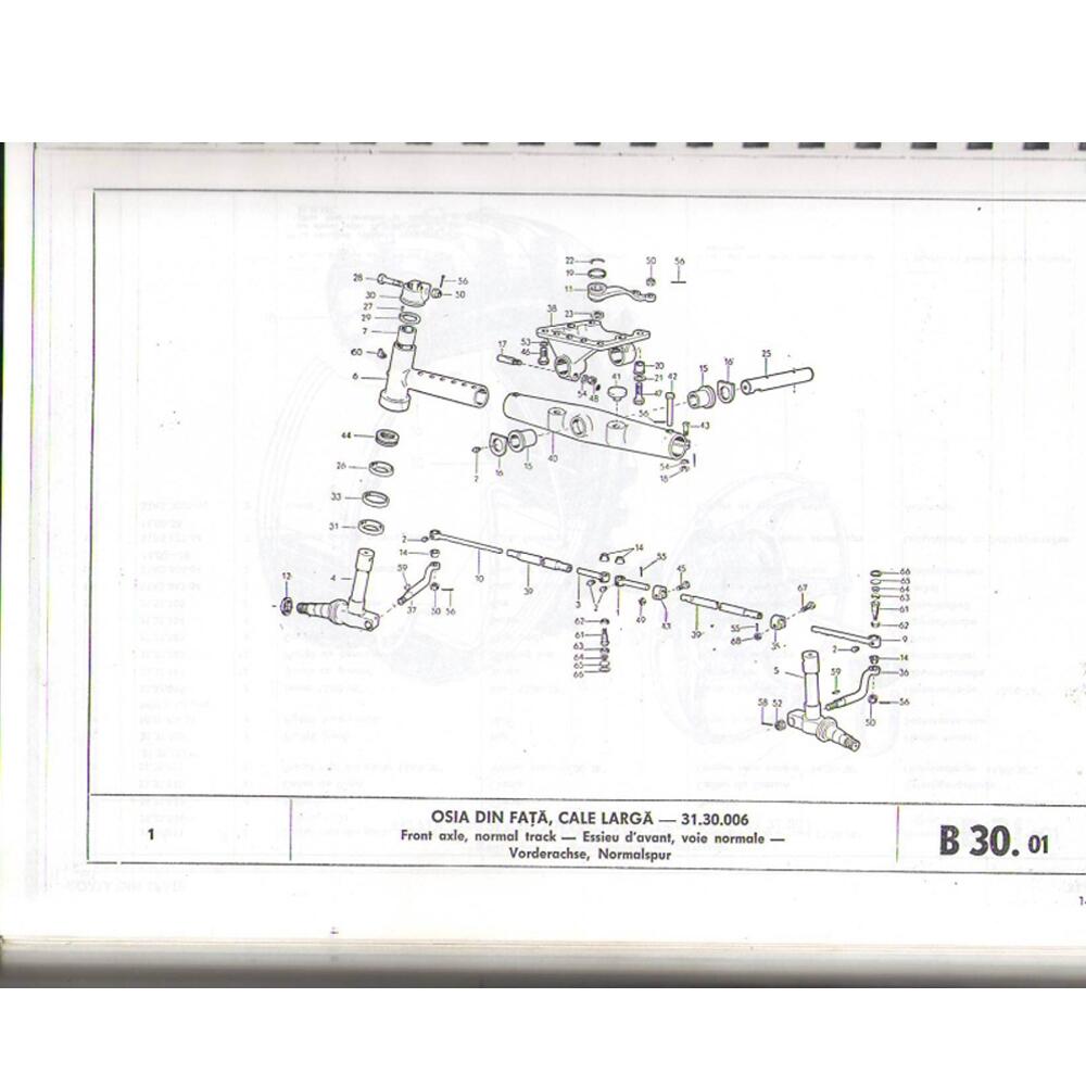 Aparatoare fuzeta U650, set, 31.30.160/172/173 BD49