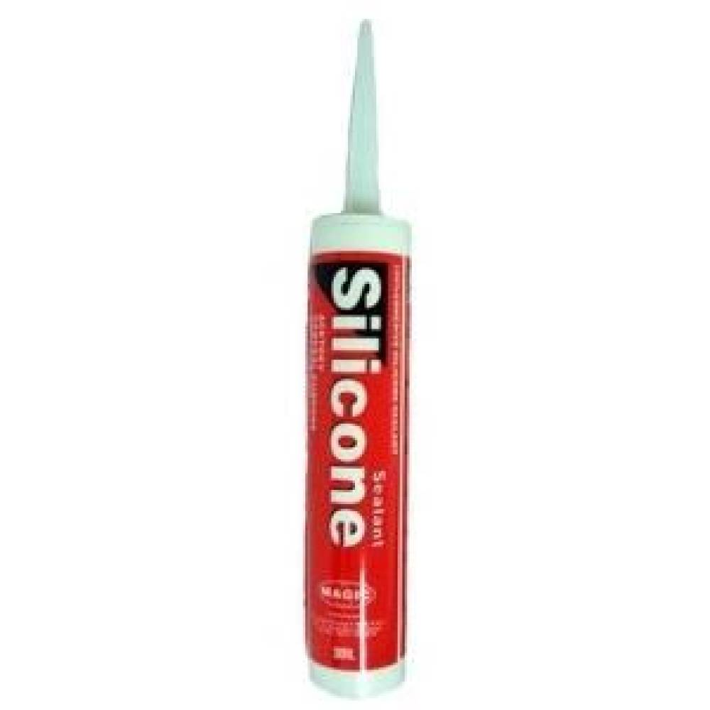 Silicon universal acetic (alb) pentru etansare 300ml Breckner BK77130 300ml