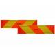 Placa reflectorizanta vehicul scurt (in dungi) 565x130mm 4001MUK Reflex
