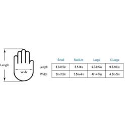 Manusi material sintetic cu nitril, marime 10, BK90006