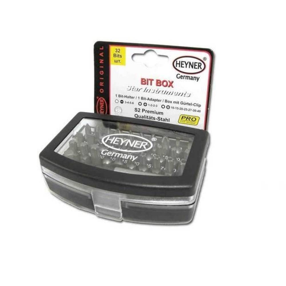 Trusa biti 32 bucati hexagonale si torx, BIT Box 337.00 Heyner