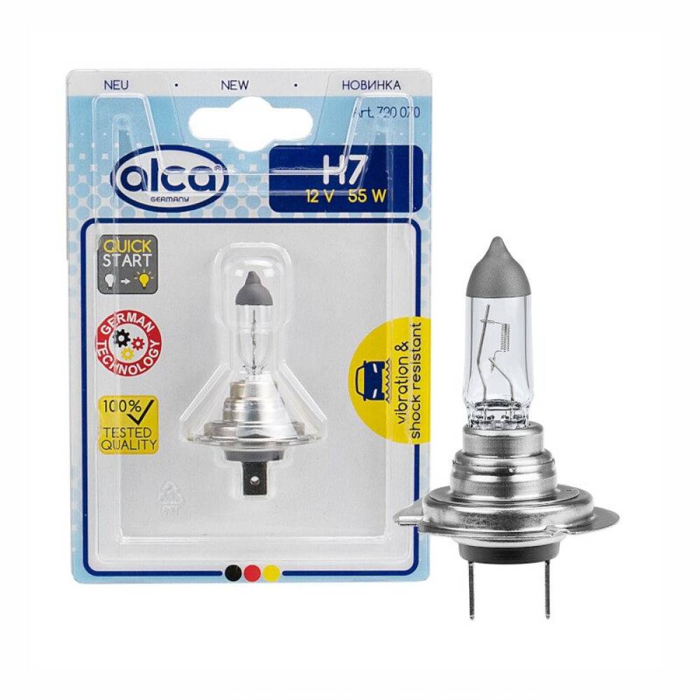 Bec H7 12V/55W 1500lm, blister, 720.07 Alca