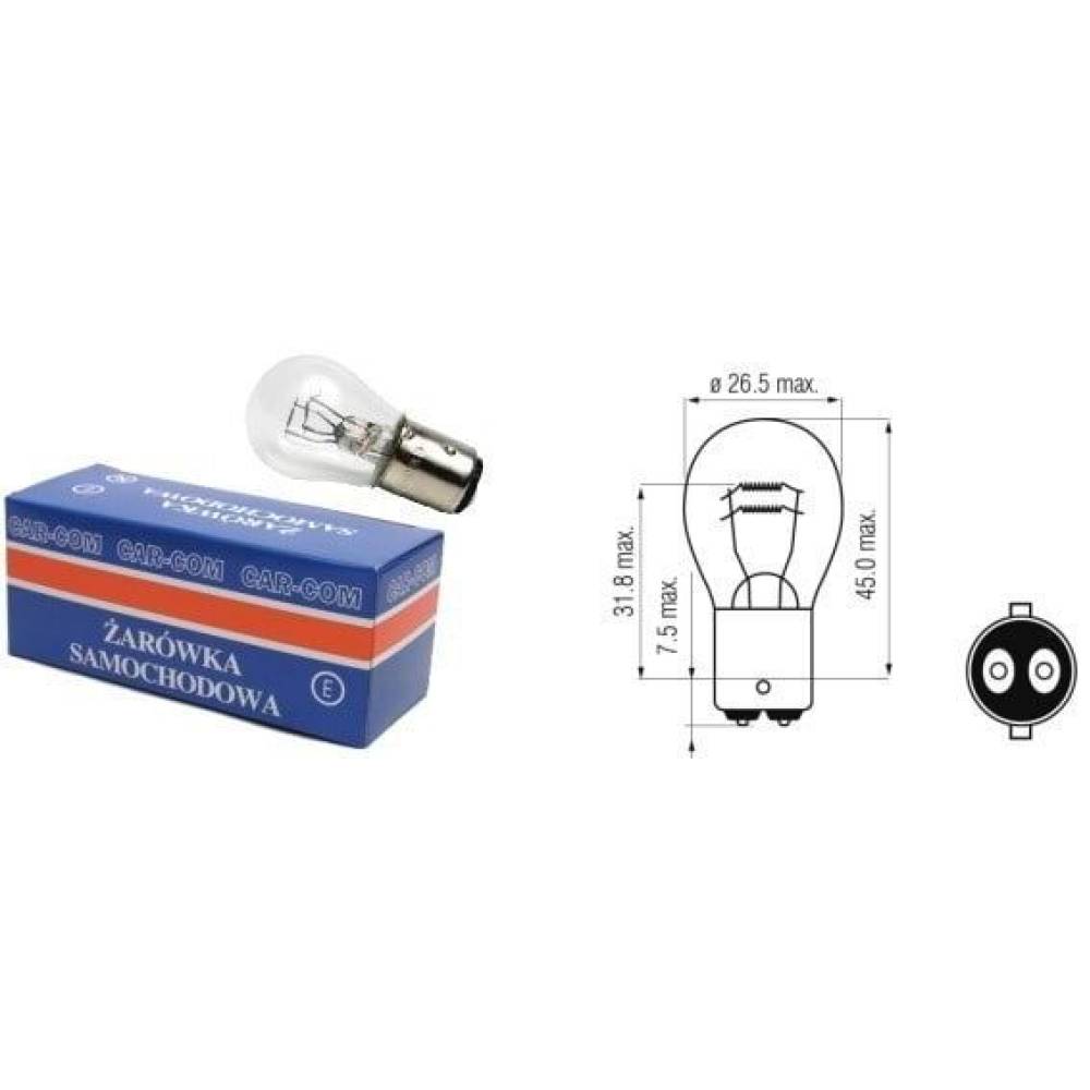 Bec pozitie frana 24V/21W/5W -P21/5W BAY15D 5638 Vecta