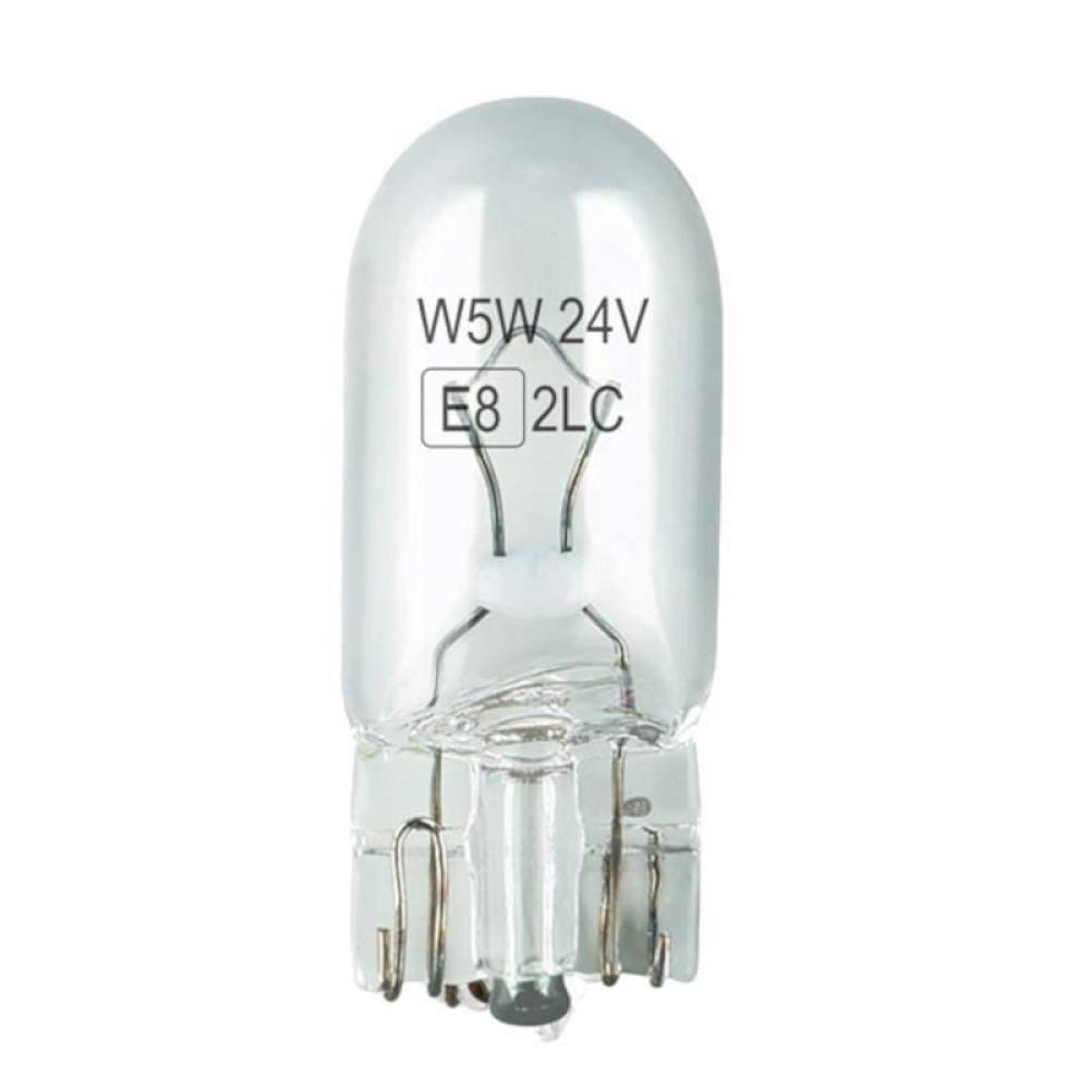 Bec soclu sticla 24V 5W  W5W T10, 01002 Amio