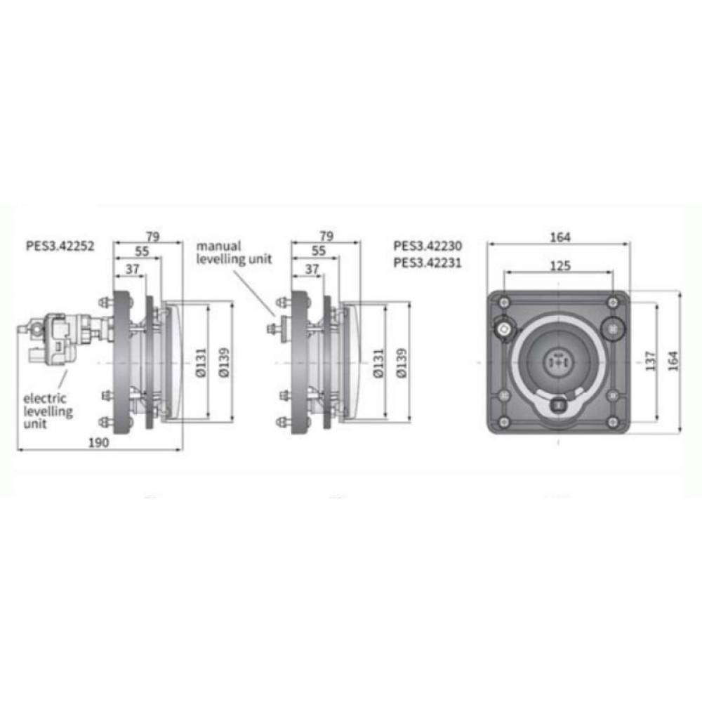 Element optic far, in masca cu pozitie, fara rama, fi 139mm, PES3.42262( tip II fi130, U445