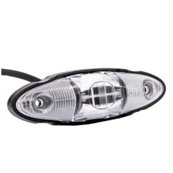 Lampa gabarit 120x35, LED, alba-rosie, 12-36V, fata-spate, FT-038 CB Fristom
