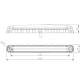 Lampa gabarit 236x22, LED, tip Neon galbena, 12-36V, FT-029-Z Fristom  