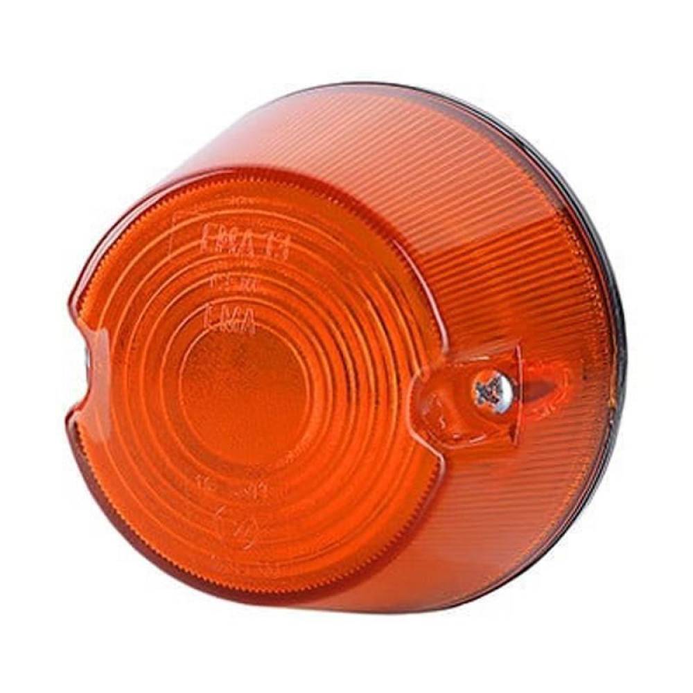 Lampa gabarit fi77, bec sofit, galbena LO213 Horpol