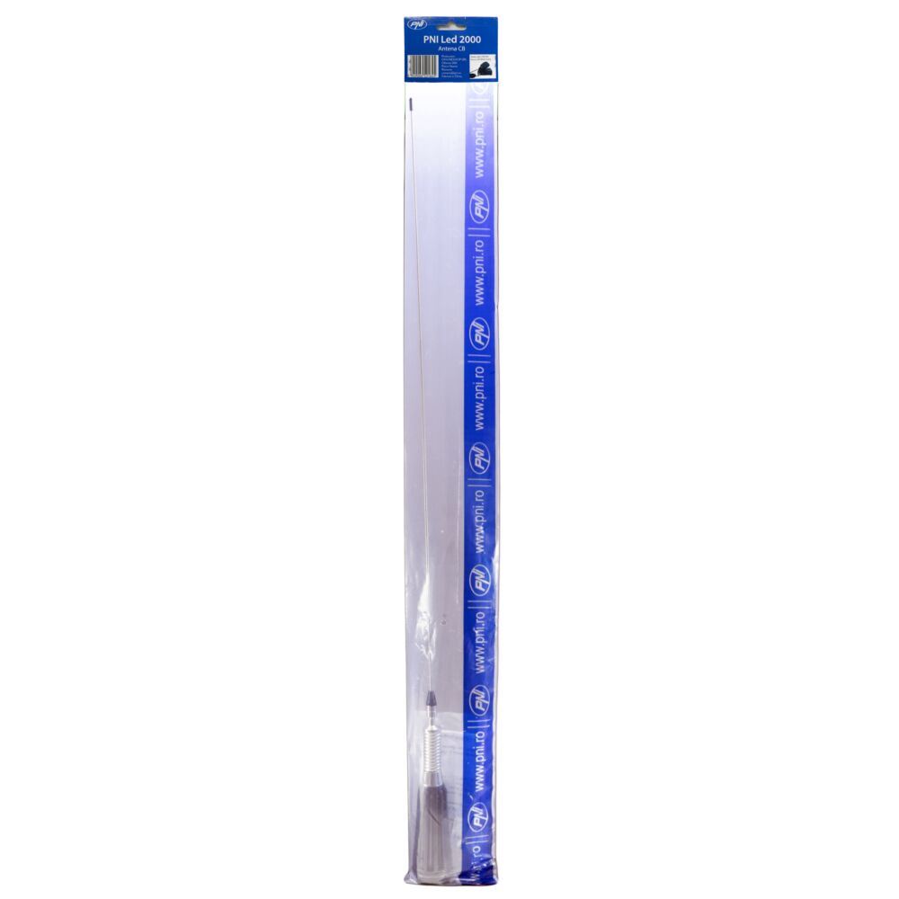 Antena statie 90cm cu iluminare, PNI LED 2000, fara magnet