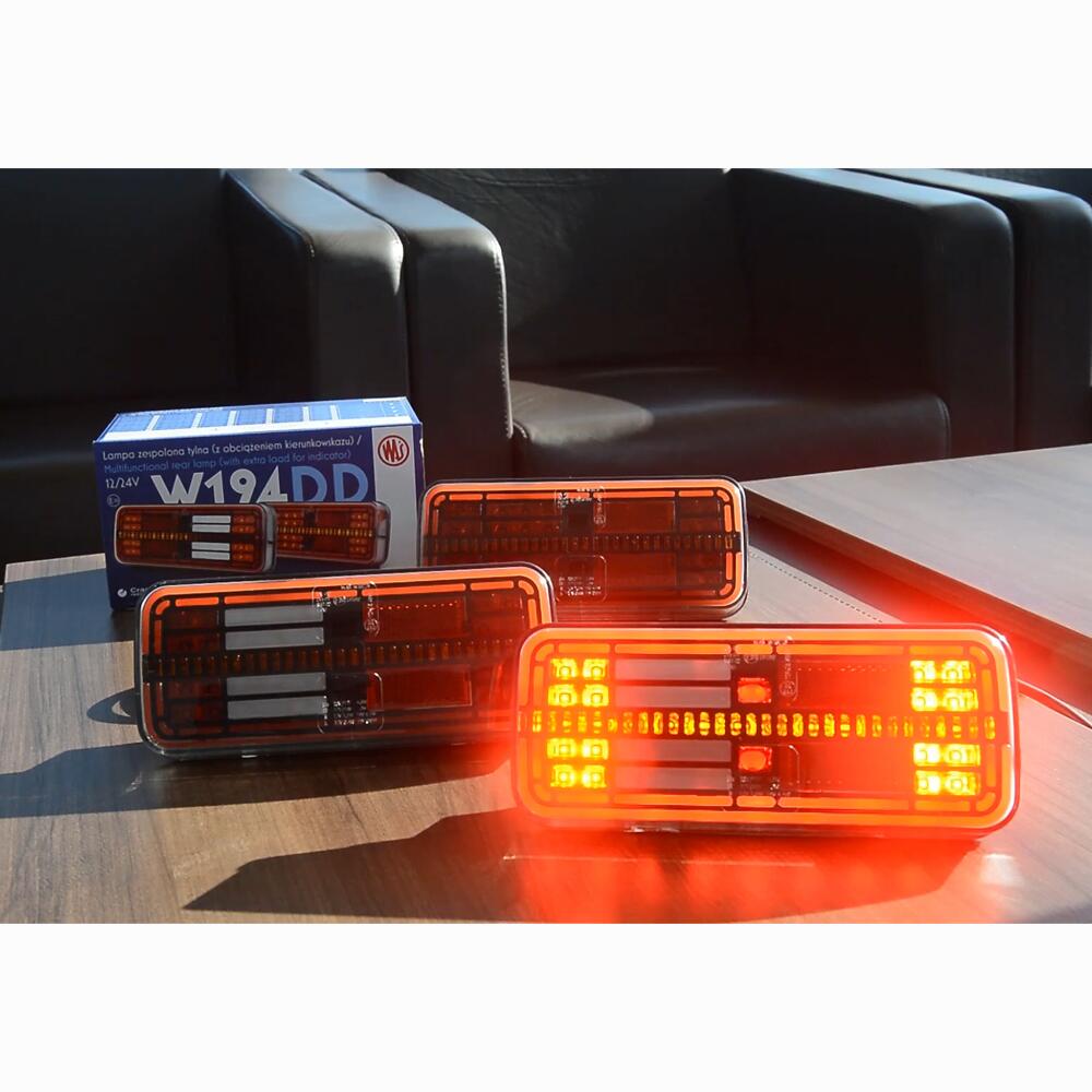 Lampa spate 201x85, LED, 3 functii, semnalizare dinamica, W194 DD/3 1380 DD L/P Was