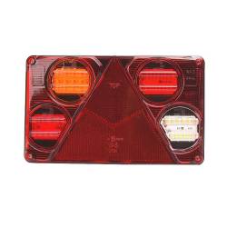 Lampa spate 232x142, 6 functii, cu triunghi, cu ceata si mers inapoi, LED, stanga, W70DL 391 Was