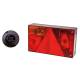 Lampa spate 238x139, 5 functii, cu triunghi si ceata, stanga, LT220 Promot