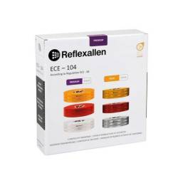 Banda reflectorizanta continua, rosie, 50M, 3M Diamond Grade 983-72 Premium 7167 RA 