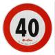 Autocolant reflectorizant fi 20cm limita viteza 40km/h, premium 5040M Reflex Autocolant reflectorizant fi 20cm limita viteza 40km/h, premium 5040M Reflex