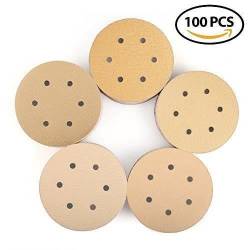 Disc abraziv slefuit cu Velcro, fi 150, 6 gauri, P80, BK88011 Breckner