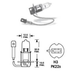 Bec H3 24V/70W AS 2707 Vecta