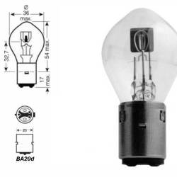 Bec proiector cu dublu filament 12V/35/35W, 58821 Vision