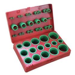 Set oringuri cutie rosie silicon verzi 420 buc GREEN O-ring A43