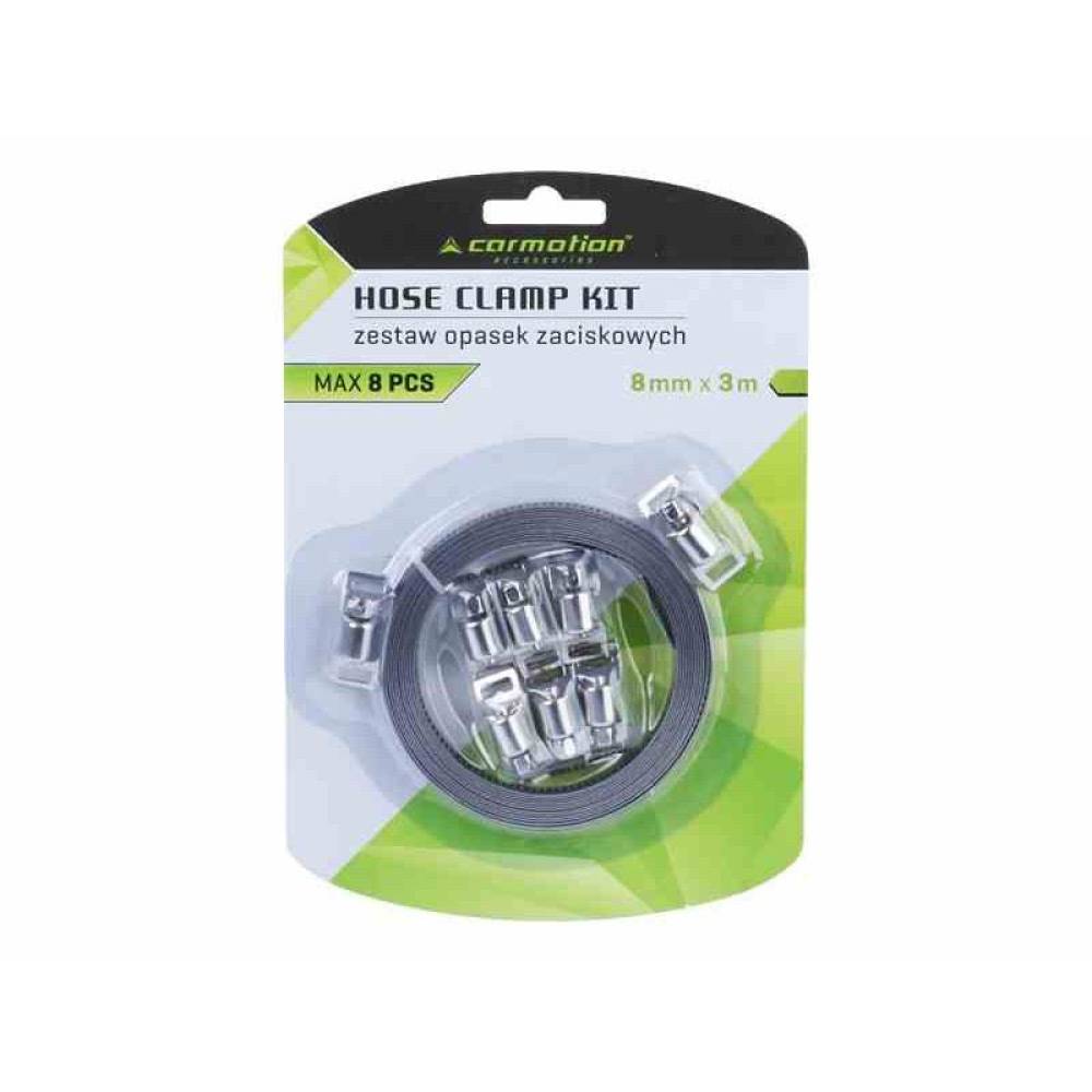 Colier planetara banda 3m/8mm, 8 cleme cu surub, 86084 Carmotion