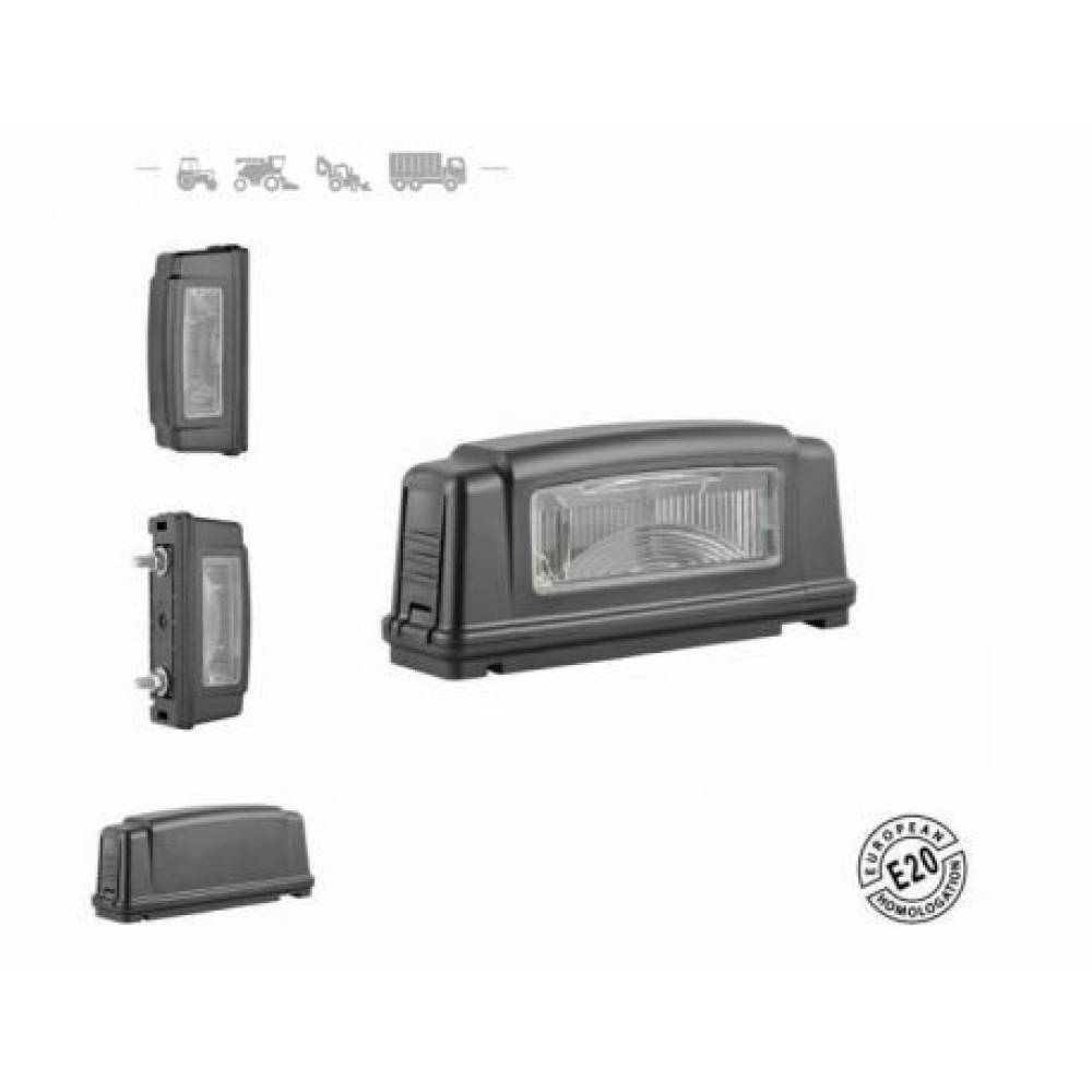 Lampa numar, 90x25, clips, LSP1.48500 Wesem