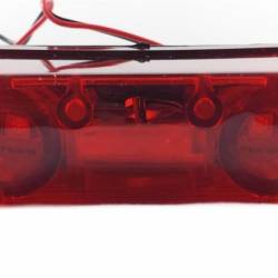 Lampa numar 81x40, 2+2 LED-uri, cu pozitie, rosie, NEW08 Lampa numar 81x40, 2+2 LED-uri, cu pozitie, rosie, NEW08