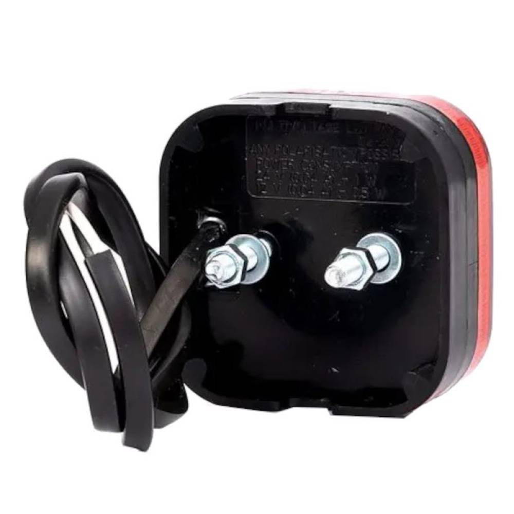 Lampa gabarit 62x62, LED, rosie, 12-36V, FT-027-C Fristom