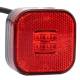 Lampa gabarit 62x62, LED, rosie, 12-36V, FT-027-C Fristom