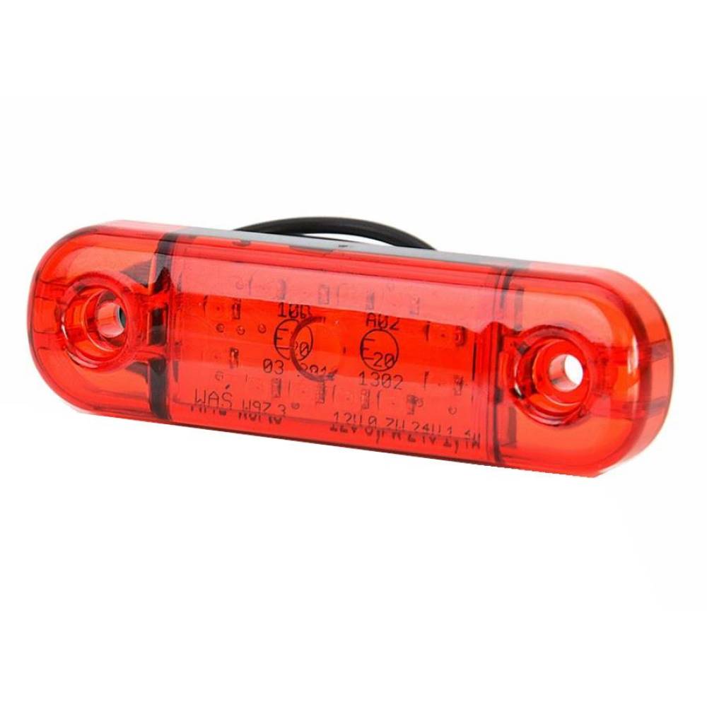 Lampa gabarit 84x24, LED, slim, rosie, 12-24V, W97.3 715 Was