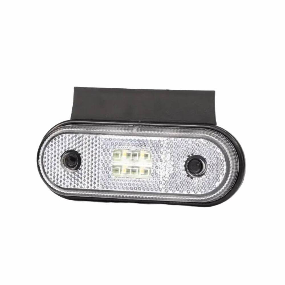 Lampa gabarit 118x46, LED, alba, cu suport, 12-36V, FT-020-B+K Fristom 
