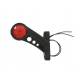 Lampa gabarit cu brat oblic 45°, 130mm, LED, alb-rosie, stanga, 12-24V, W77.4SS 622bcL Was 
