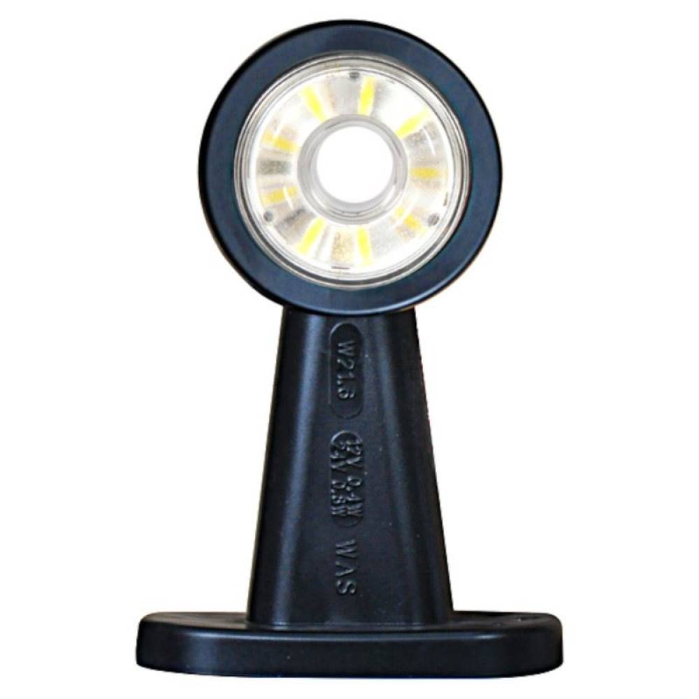 Lampa gabarit cu brat oblic 45°, 135mm, LED, alb-rosie, 12-24V, W21.6W 500bc Was