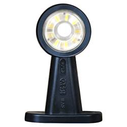 Lampa gabarit cu brat oblic 45°, 135mm, LED, alb-rosie, 12-24V, W21.6W 500bc Was