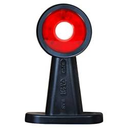 Lampa gabarit cu brat oblic 45°, 135mm, LED, alb-rosie, 12-24V, W21.6W 500bc Was