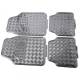 Set 4 covorase universale 65x47, din cauciuc cu aspect aluminiu, carbon, APA4000 Race Sport