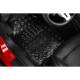 Set 4 covorase universale 65x47, din cauciuc cu aspect aluminiu, carbon, APA4000 Race Sport