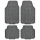 Set 4 covorase universale 65x47, din cauciuc cu aspect aluminiu, carbon, APA4000 Race Sport