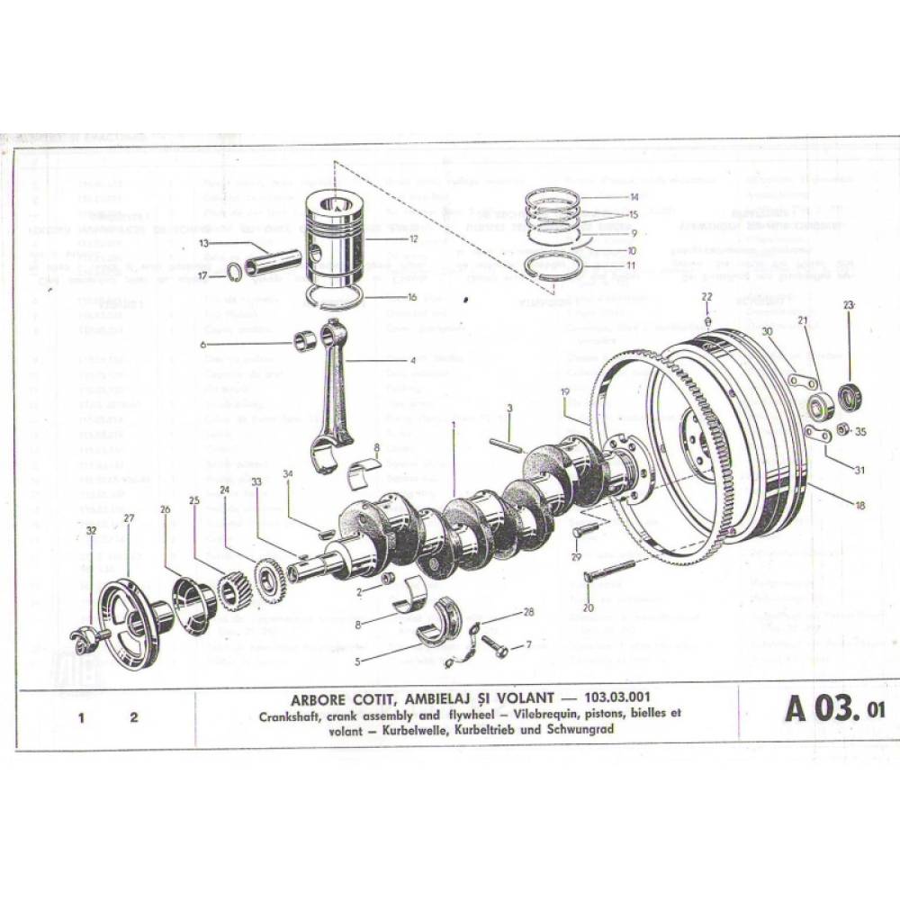 Biela motor      U650   103.03.015      ASpeed- s91/ UTB