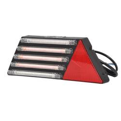 Lampa spate LED 414x146, 6 functii: pozitie, frana, semnalizare, ceata, mers inapoi, catadioptru, STANGA, W69L 331/II Was