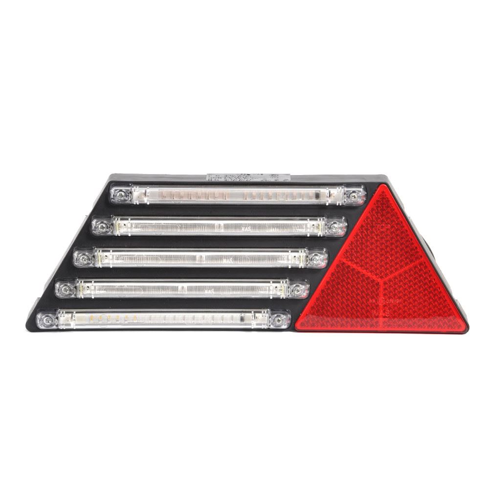 Lampa spate LED 414x146, 6 functii: pozitie, frana, semnalizare, ceata, mers inapoi, catadioptru, STANGA, W69L 331/II Was