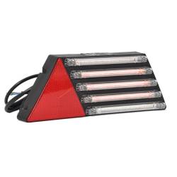 Lampa spate LED 414x146, 6 functii: pozitie, frana, semnalizare, ceata, mers inapoi, catadioptru, DREAPTA, W69P 334/II Was