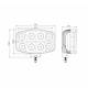 Proiector 245x159 Tir faza lunga cu pozitie LED L3412 TruckLed