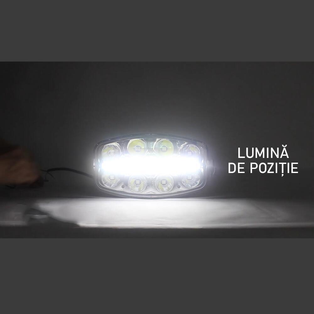 Proiector 245x159 Tir faza lunga cu pozitie LED L3412 TruckLed
